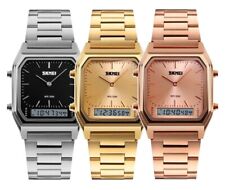 Montre style Seventies Double