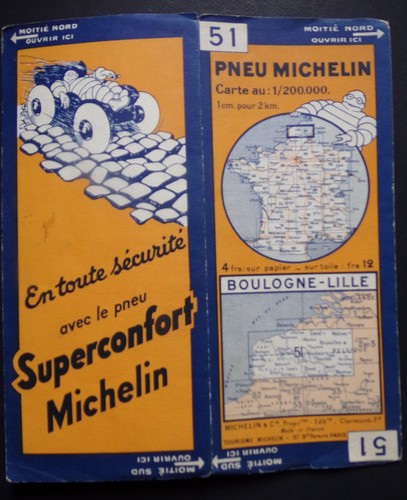 Carte michelin 51 boulogne - carte,