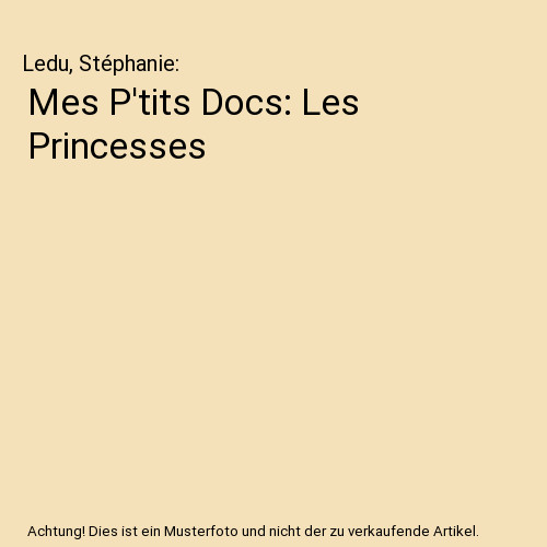Mes tits docs - mes, les
