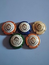 lot de 5 capsules de champagne renard-barnier