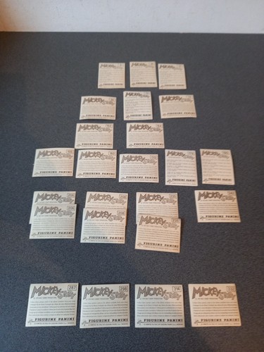 Vintage panini lot stickers - lot, 21