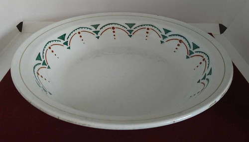 Vintage grand plat creux - , en