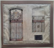 études grilles fer forgé - 2,