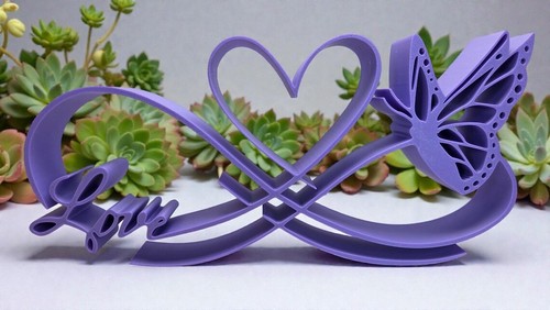 Printed love sculpture - printed, |