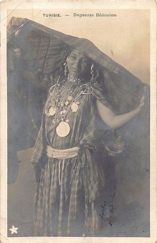 Tunisie danseuse bédouine - tunisie,