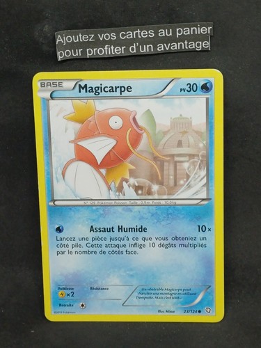 Carte pokémon magicarpe - carte,
