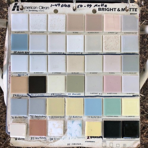 Discontinued american olean - discontinued,