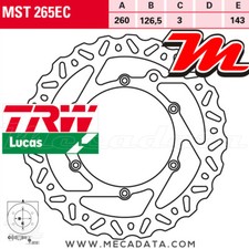 Disque de frein Avant TRW