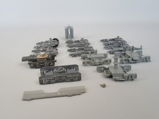 D307 Lot 14 Pièces Détachées dont 12 Bogies Sans Roues Ho Matériel Ferroviaire