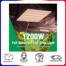 Lampe de Croissance Horticole Culture Plante Spectre Complet 1200 W Légume Fleur