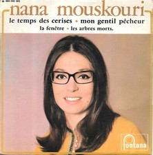 Nana Mouskouri : Le Temps Des Cerises +3 [Vinyle 45 Tours 7" EP] 1967 - TRES BON