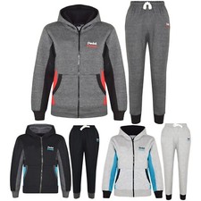 Enfants Filles Garçons Survêtement Designer Pédale D Top Zippé Bas Jogging Pour