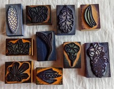 Lot 10 Anciens Tampons Encreur