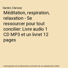 Méditation, respiration
