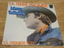 Johnny Hallyday - Philips - SP 45 T 2 titres - La terre promise - septembre 1975