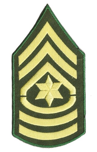 Ecusson patche sergent - sergent, major