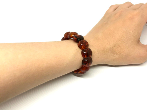 Ancien bracelet ambre - bracelet,