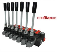 Distributeur hydraulique 40L/min, 7 sections Double Effet 7 leviers 07P40