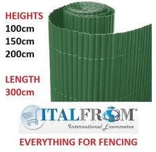 Canisse PVC Bambou vert haie