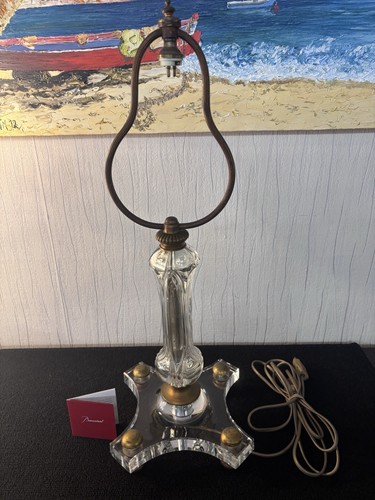 Rare pied lampe ancien à - de,