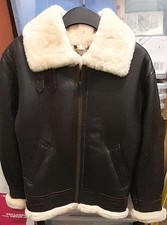 BLOUSON BOMBERS MOUTON RETOURNÉ NEUF T1