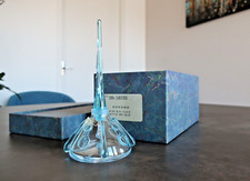 Cristal Saint Louis, encrier " Emma cabochon ". Estampillé (1993) Coffret / box