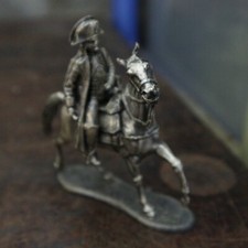Soldat plomb mhsp napoleon 1er empereur francais empire a cheval avec descriptif