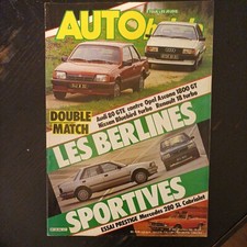 AUTO HEBDO 442 audi 80 gte opel ascona gt mercedes 280 sl nissan bluebird turbo