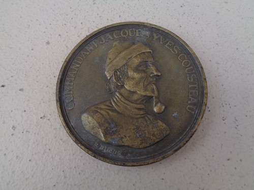 Médaille bronze cousteau - médaille,