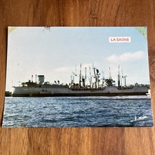 Postcard Cpa - Le Saone - Ravitailleur D’escadre - Navire Naval