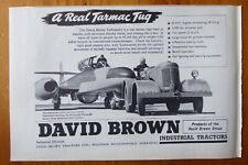 11/1951 PUB TRACTEUR DAVID BROWN TOWING TRACTOR TASKMASTER METEOR ORIGINAL AD