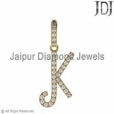 Charm Initiale K En Diamant