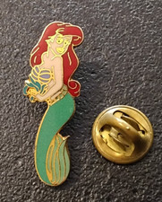 Pin’s BD Dessin Animé Disney Ariel La Petite Sirène Signé Disney Rare (1589)