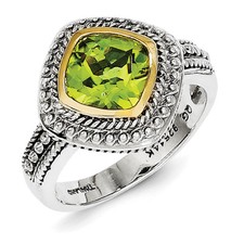 Bague Péridot .925 Argent