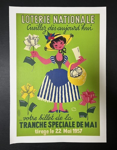 Affiche originale entoilée