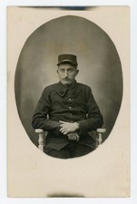 CARTE PHOTO, un militaire