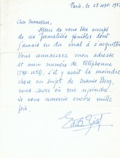 Édith PIAF / Belle Lettre