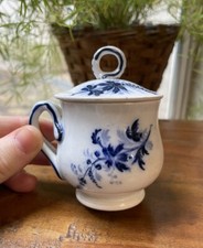 Rare petit Pot À Crème Terre de Fer- Lebœuf Millet Creil Montereau - XIXème