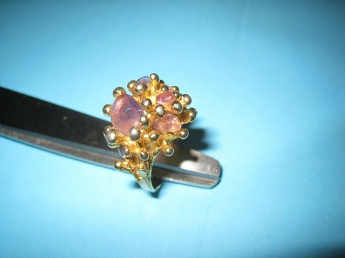 Bague artisanale des pierres - artisanale, "des