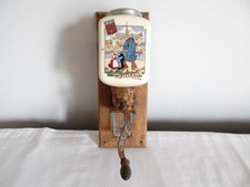 ANCIEN MOULIN à Café Mural PEUGEOT Scène Picardie en Faïence  de Sarreguemines