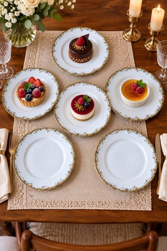 Lot six assiette - lot, de