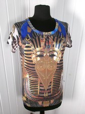 Super T-shirt Ünkut Kamon royal taille L polyester pharaon doré