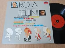 lp album 33T - Nino Rota - Toutes Les Musiques De Film De Fellini  FR comme neuf