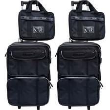 Ensemble De Valises En Tissu Avec Roues Trolley Valise Sac De Voyage