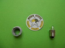 SOLIDO BERLIET T12 SUPPORT GYROPHARE RESINE GRIS CLAIR  +  AMPOULE BLANCHE.