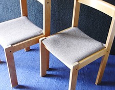 4 chaises vintage 60's 1960