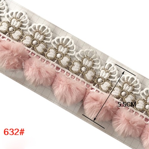 Faux fourrure pompon - faux,