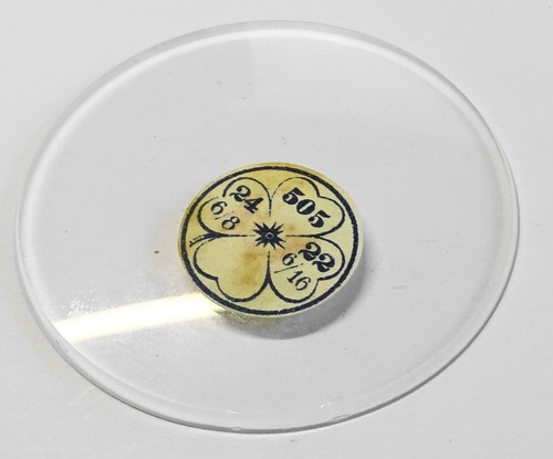 Une verre montre poche - ,