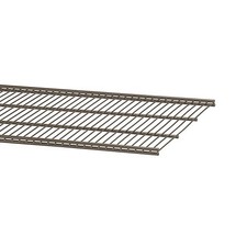 Étagère fil en acier pour système de crémaillère suspendue - graphite - 900x400
