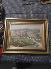 ancien tableau huile sur toile